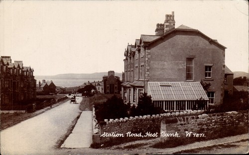 Hest bank station road - station,