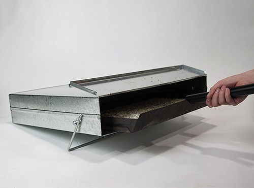 Tippy ash carrier - carrier, pan