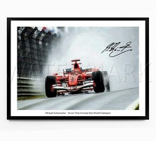 MICHAEL SCHUMACHER SIGNED