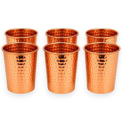 Pure copper cups 280ml - copper,