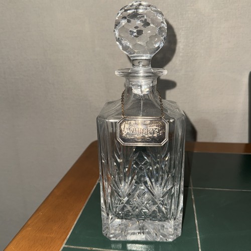 Wordsley crystal decanter - wordsley,