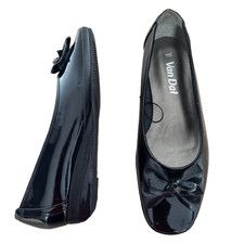 Van Dal Women’s Court Shoes Black Size UK 5.5 Fit EEE EU 39 Wedge Patent Leather
