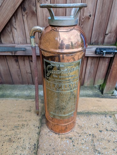 Antique brass guardian fire - antique,