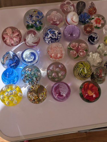 Massive paperweight collection - massive,