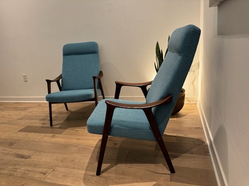 Pair vintage teak - vintage,
