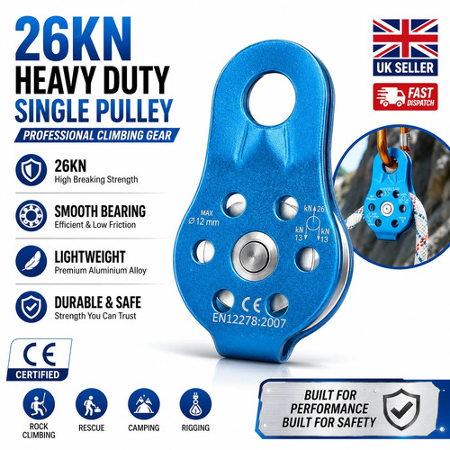 Climbing pulley 26kn - climbing,