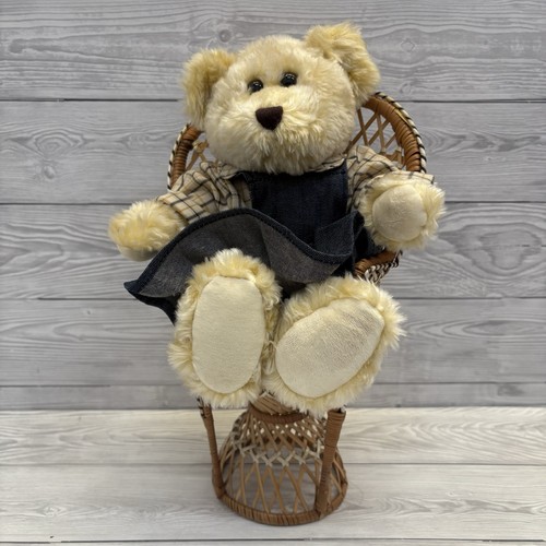 Teddy bear wicker peacock - bear, in