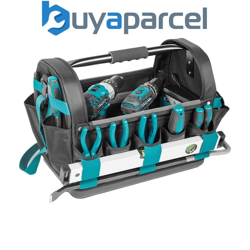 Makita large open tote bag - open, 18"