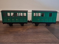2 W H R GREEN COACHES SM32 FOR A GARDEN RAILWAY