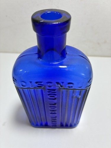 Stunning cobalt blue old - cobalt, oval