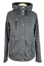 TOPSHOP PETITE Blue Windbreaker Jacket size Uk 4 Womens Full Zip Outdoors