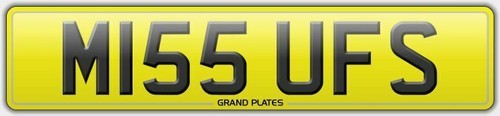 M155 ufs number plate - number,
