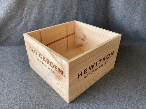 Wooden wine box crate - wooden,