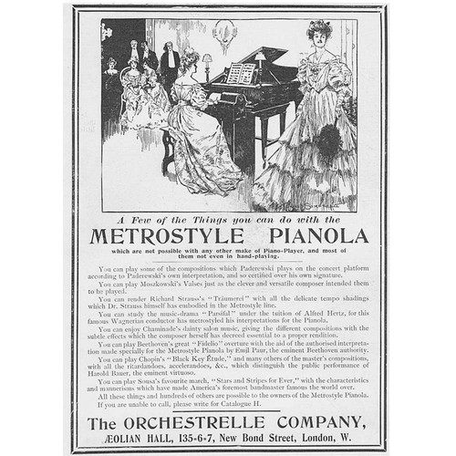 The orchestrelle pianola - the, co