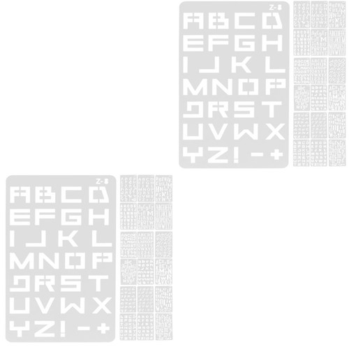 Large alphabet stencils - large,