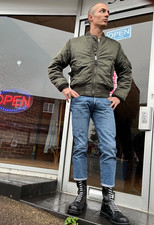 Skinhead Levis 511 Blue Denim 33" Waist 21" Leg hemmed With ½" Turnup