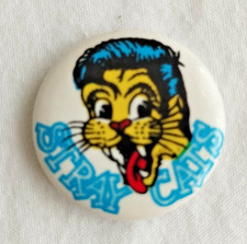 Stray Cats Original Vintage Pin Button Badge, 25mm in Diameter.