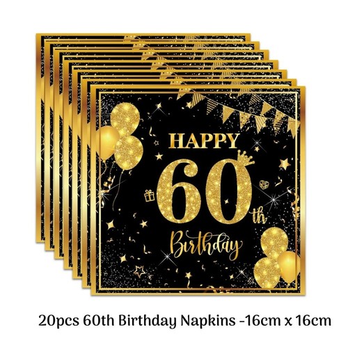 60th birthday decorations - 60th,