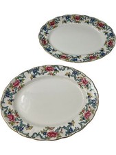Booths Floradora Vintage Floral Dinner Plates 31cm - Set of 2 T2247 SC18