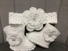Hand knitted Romany Bling baby