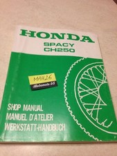 Honda CH250 Scooter Spacy Manual Workshop Technical Review