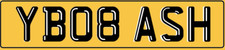 BOB ASH Cherished Registration Number Plate ROBERT Bobbie BOBBY - DVLA Fee Paid