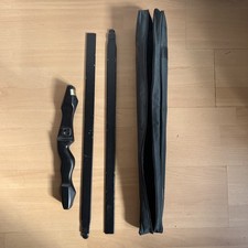 Arrow Kaster 60” 3 part Takedown Bow Black w/ soft strapped carry case