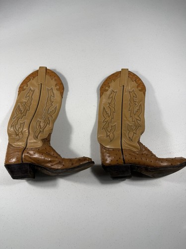 Vintage adams boot ostrich - adams, co