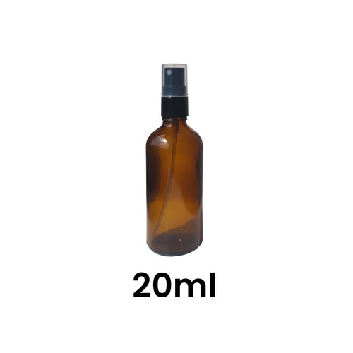 Amber glass fine - glass, mist