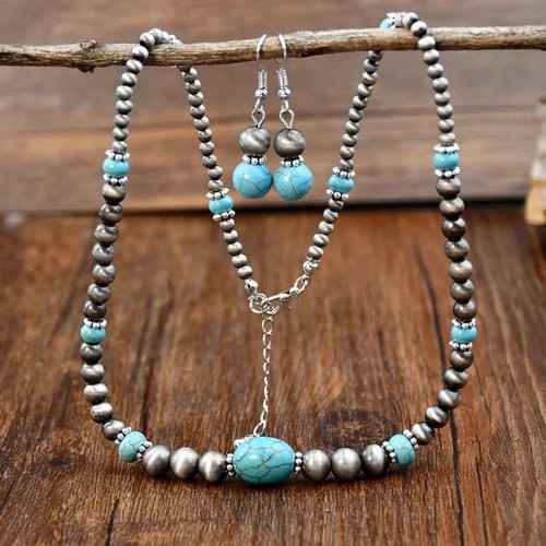 2pcs vintage turquoise - 2pcs,