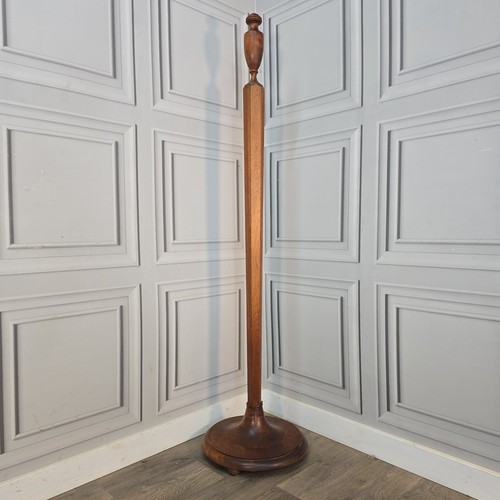 Vintage wooden standard lamp - vintage,