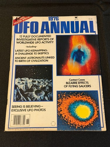 1976 ufo annual flying saucers - ufo,