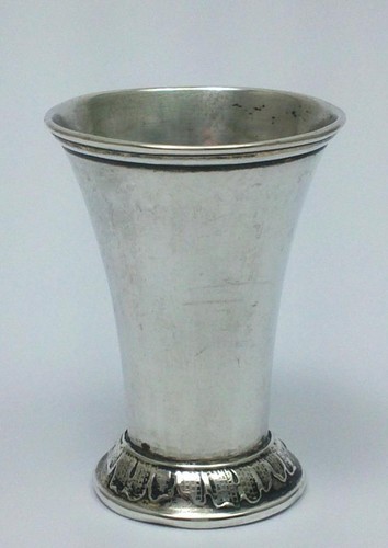 Antique swedish silver shot - swedish,