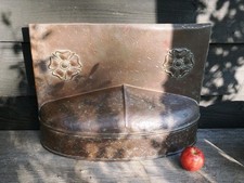 A Lovely Arts And Crafts Small Copper Chimney Hood Inset