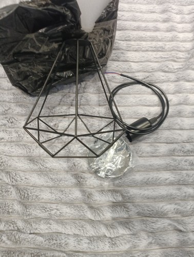 Lampshade black metal - lampshade, ×6