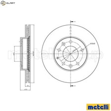 2x BRAKE DISC 23-0901C FOR