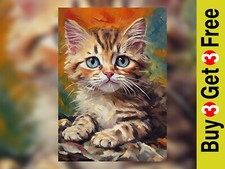 Adorable Kitten Art Print on
