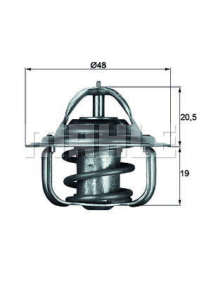 Mahle 88d thermostat - tx,