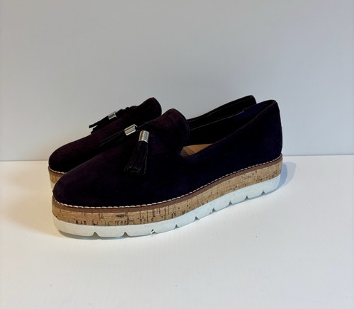Next aubergine purple suede - next,