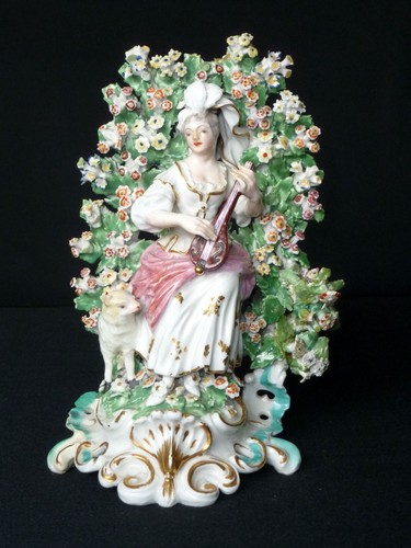 Antique derby shepherdess - antique,