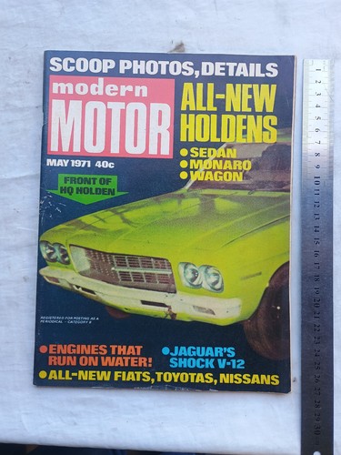 1971 modern motor - motor, magazine