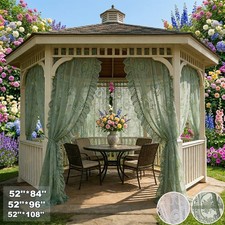 Floral Frill Voile Net