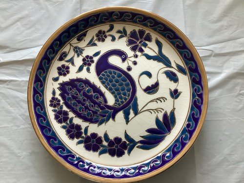 Greek plate hand made - hand, marked