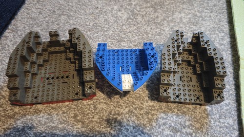 Lego pirate ship hull stern - lego,