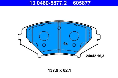 Front ate 0460 5877 brake - 13.0460-5877.2,