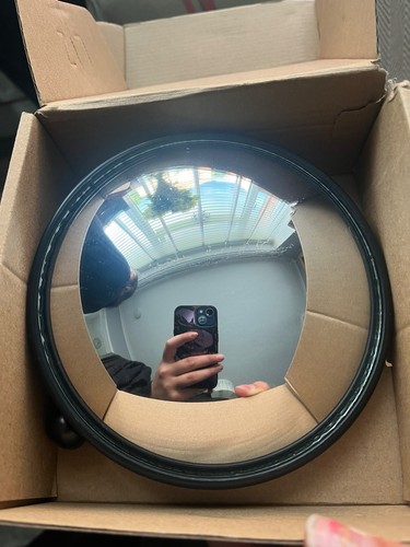 Black convex safety - black, –