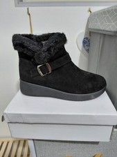 Faux Suede Ankle Boots