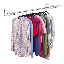 5ft Clothes Rail Chrome Wall