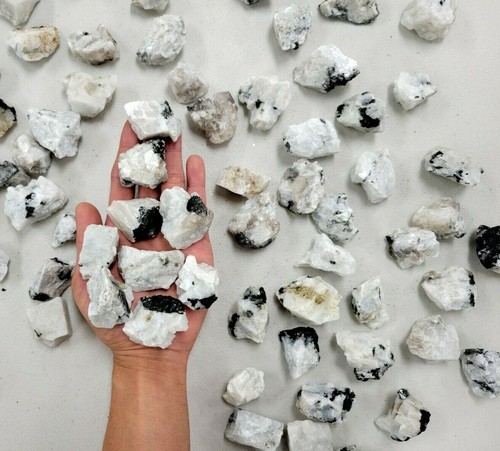 Rough rainbow moonstone - rough,