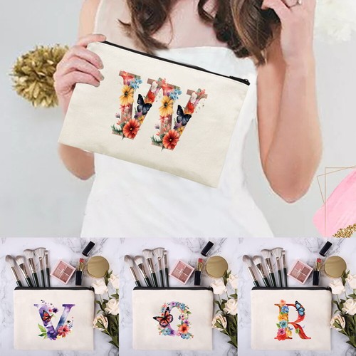 Butterfly letter makeup bag - butterfly,